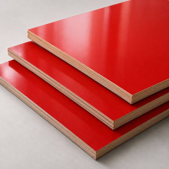 Wooden battens and shuttering wood stacked for construction sites